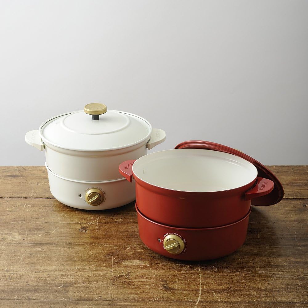 BRUNO Electric grill pot BOE029 (Red)