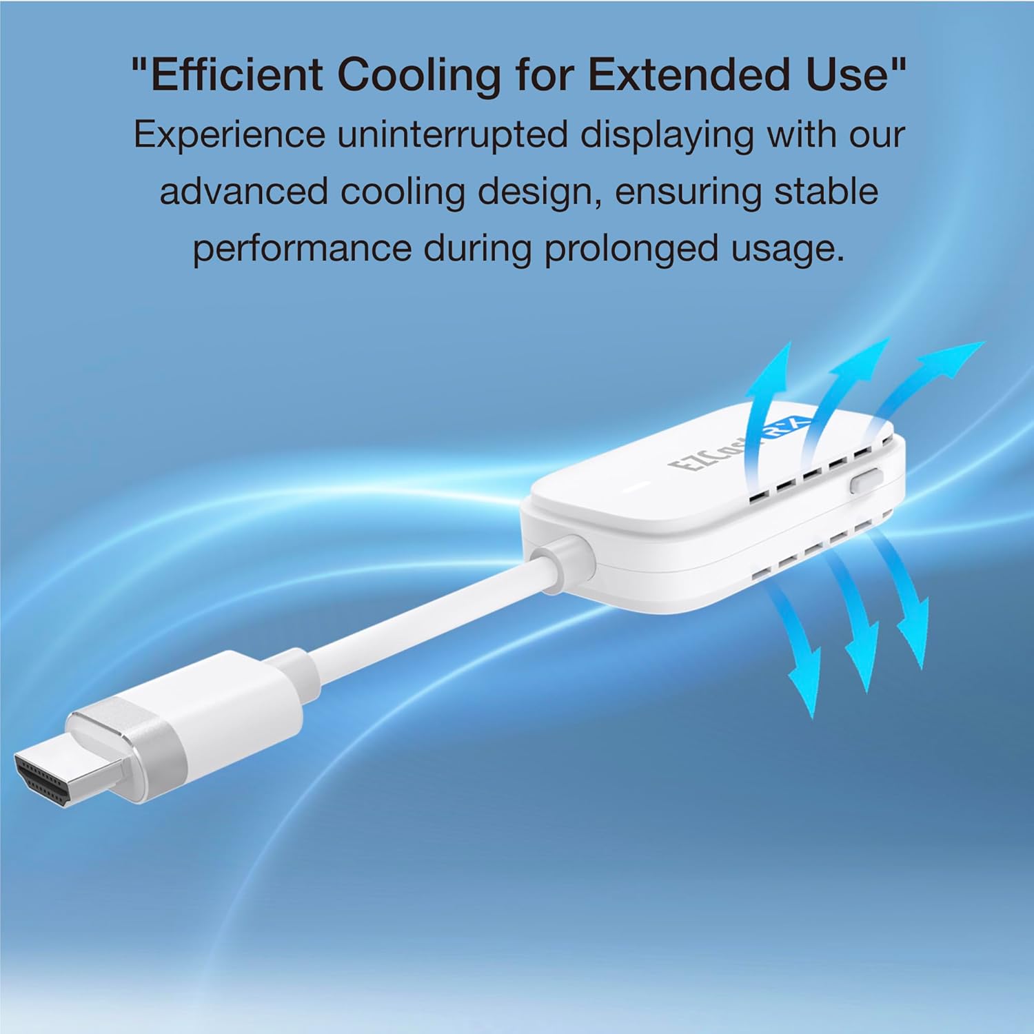 EZCast Wireless HDMI Transmitter & Receiver, 1080P 60Hz, Screen Mirroring and Extending for Laptop/PC/Tablet, 30m Range