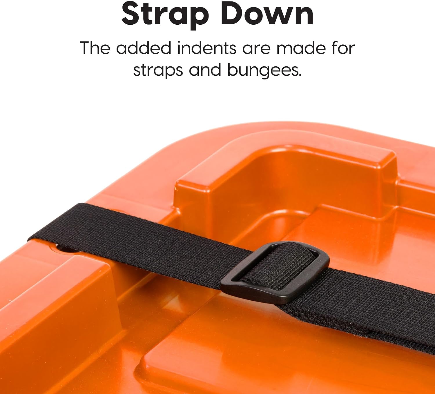 IRIS USA 3-Pack 27 Gallon Storage Bins with Lids |Made in USA| Heavy Duty Plastic Tote Containers for Truckbed Tool Box Organization, Large - Orange