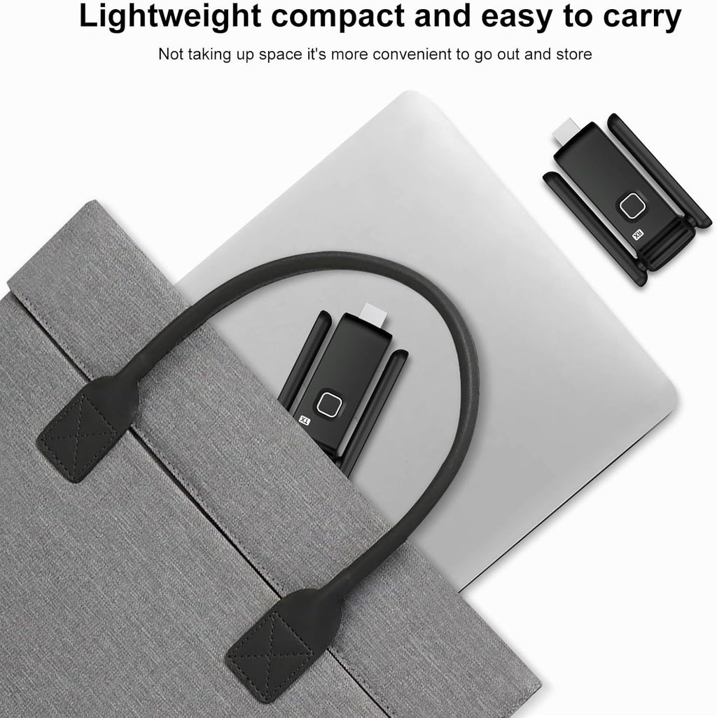 Wireless HDMI Transmitter and Receiver,HDMI Wireless Remote Adapter 165FT/50M,No Hot,Plug and Play,2.4/5GH for 1080P Wirelessly Streaming Video from Laptop,Cable Box,Camera,PC to Monitor/TV/Phone