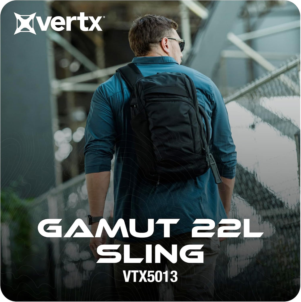 Vertx Gamut 22L Sling Backpack – Versatile, Durable Design with Ample Storage, Ideal for Everyday Use & Outdoor Adventures, Cedar Brown - One Size