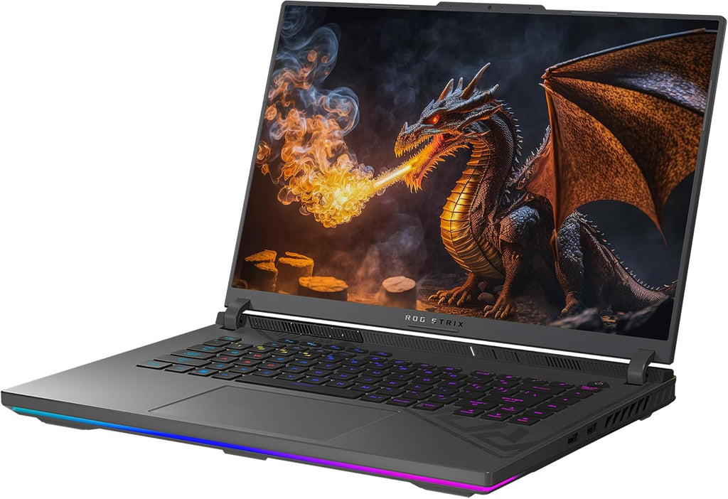ASUS ROG Strix G18 Gaming Laptop, AMD Ryzen 9-8940HX, 64 GB DDR5 RAM, 1 TB PCIe SSD, 18' 2.5K (2560x1600) 240Hz Display, Nvidia G-Force RTX 5060, Backlit 4-Zone RGB Keyboard, W11 Home, Eclipse Gray