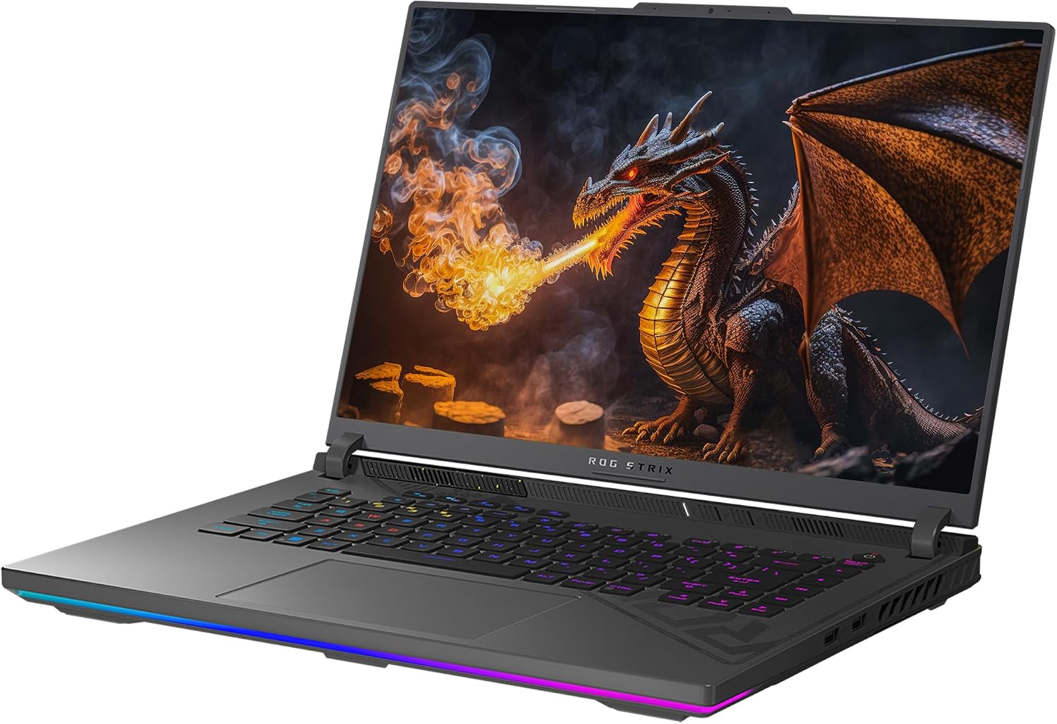 ASUS ROG Strix G18 Gaming Laptop, AMD Ryzen 9-8940HX, 64 GB DDR5 RAM, 2 TB PCIe SSD, 18' 2.5K (2560x1600) 240Hz Display, Nvidia G-Force RTX 5060, Backlit 4-Zone RGB Keyboard, W11 Home, Eclipse Gray