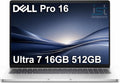 Dell Pro 16 (Next Gen Latitude 3550) Business AI PC Laptop (16' FHD+ Anti-Glare, Intel 12-Core Ultra 7 255U, 16GB DDR5, 512GB SSD) 1080p IR Webcam, Backlit, Thunderbolt 4, Wi-Fi 6E, Win 11 Pro, Sliver
