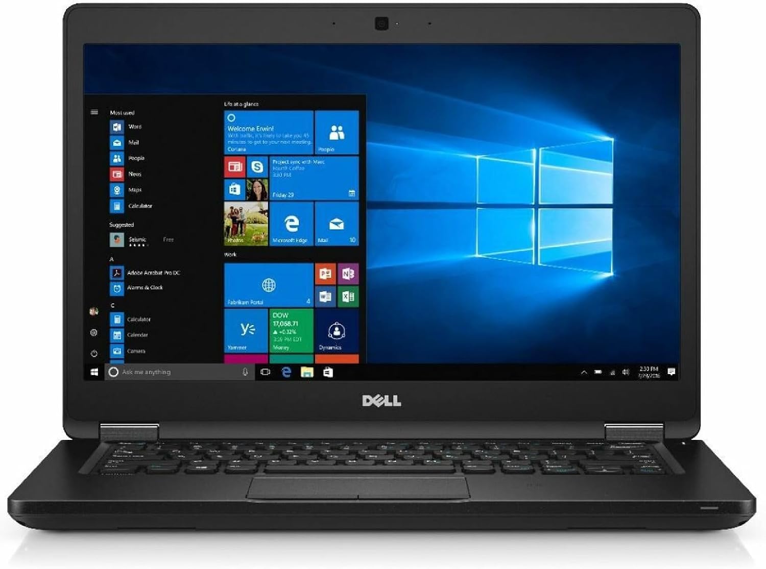 Dell Latitude 5490 Laptop, 14inch FHD (1920x1080), Intel Core 8th Gen i5-8350U, 8GB RAM, 500GB Hard Drive, Windows 10 Pro (Renewed)