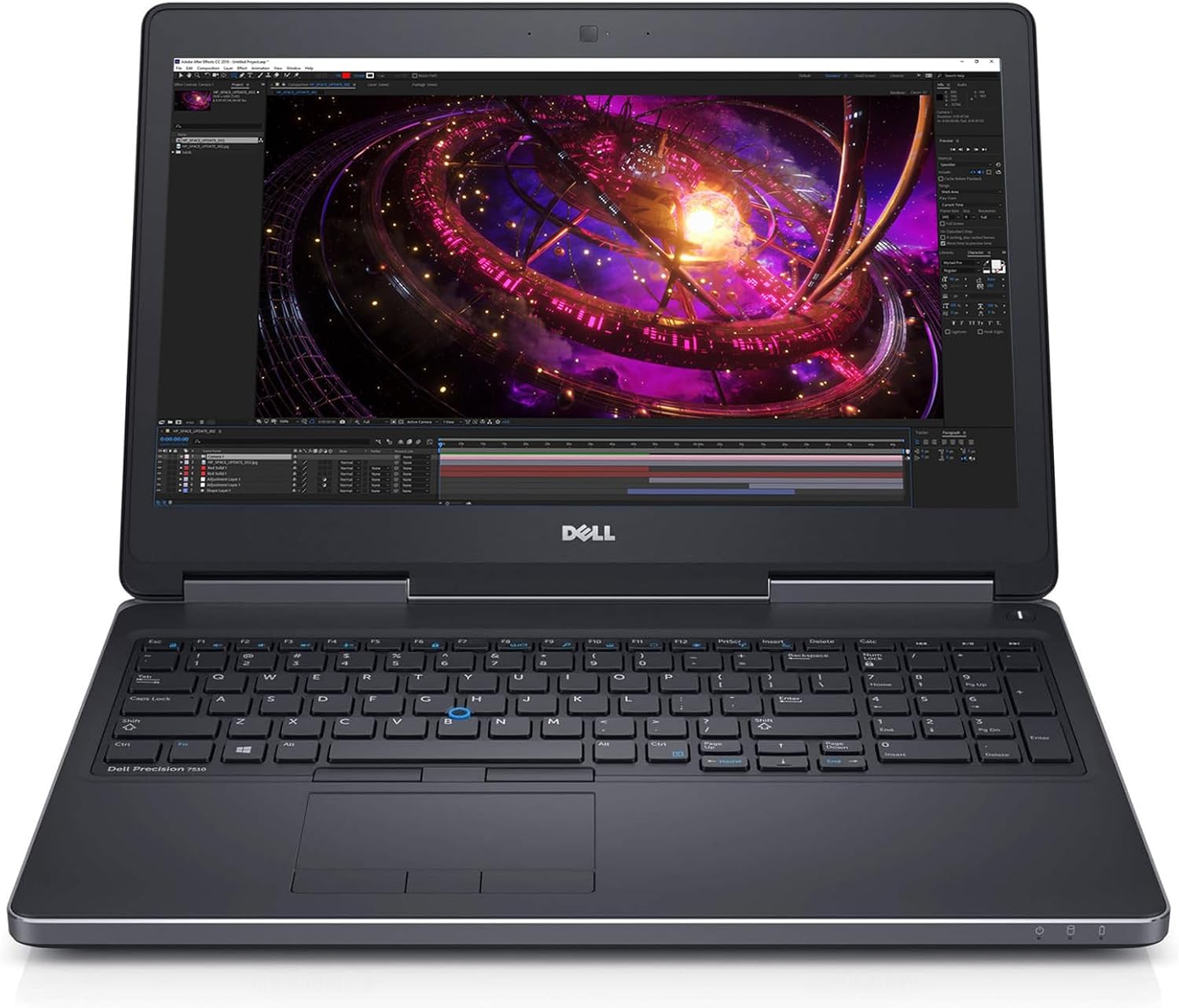 Dell Precision 7510 15-Inch Business Laptop, Intel Quad Core i7-6820HQ, 16GB RAM, 512GB SSD (Renewed)