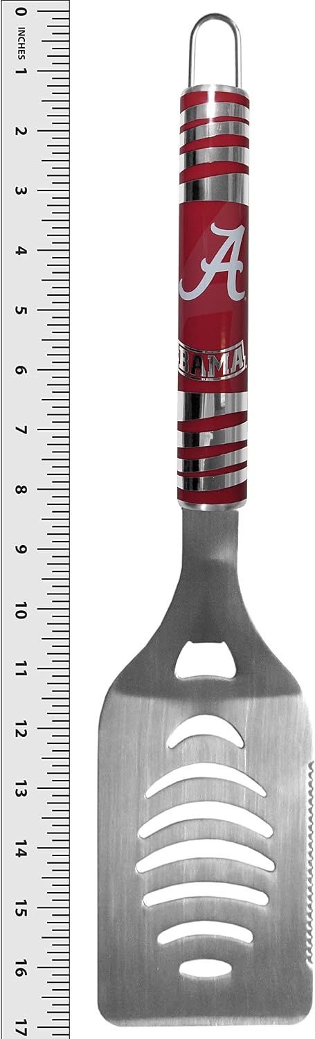 NCAA Siskiyou Sports Fan Shop Alabama Crimson Tide Steel Tailgater BBQ Set w/Case 8 piece Gray
