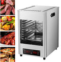Electric Steak Grill for Indoor Use, 1700W Automatic Steak Smokeless Grill With Touch Panel - 100-800℃ Adjustable Temperature & 30Mins Timer, Countertop Oven for Beef Chicken Vegetables,B