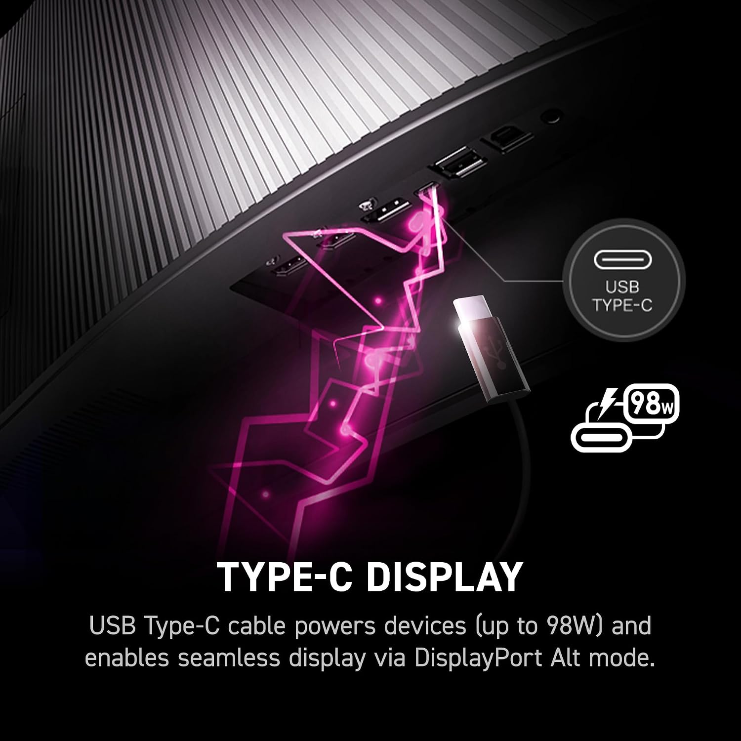 msi MPG 491CQPX QD-OLED 49-inch QD-OLED 5120 x 1440 (DQHD) Computer Monitor, 240Hz, Adaptive-Sync, HDMI, Display Port, VGA Port, VESA Mountable, Tilt, Height Adjustable, Speaker, 0.03ms, Black