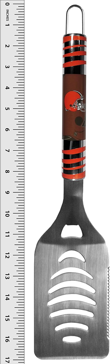 NFL Siskiyou Sports Fan Shop Cleveland Browns Steel Tailgater BBQ Set w/Case 8 piece Gray
