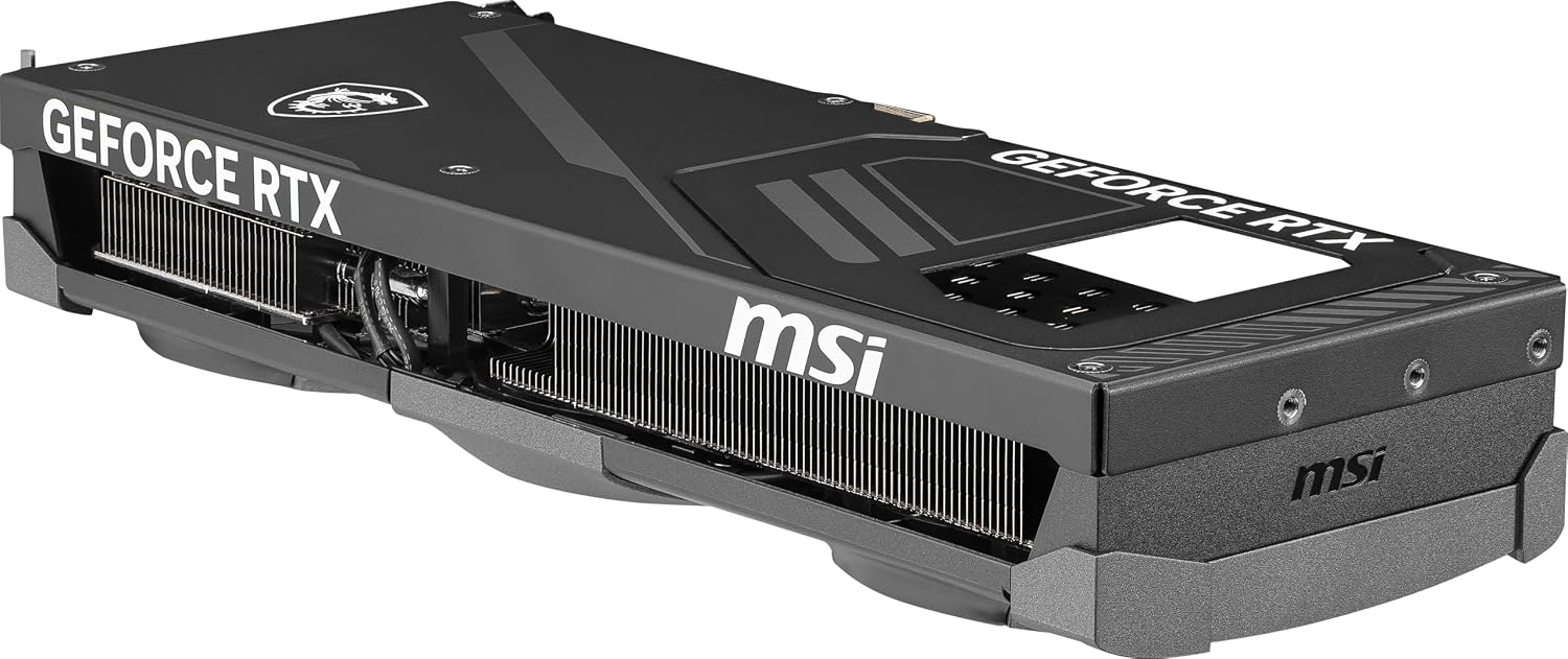 msi Gaming RTX 5070 Ti 16G Ventus 3X PZ OC Black Graphics Card (16GB GDDR7, 256-bit, Extreme Performance: 2482 MHz, DisplayPort x 3 2.1a, HDMI 2.1b, NVIDIA Blackwell Architecture)