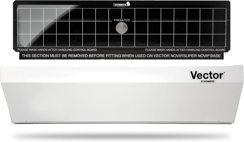 Catchmaster Vector Optima White, UV Light Fly Traps for Home, Gnat Traps for House Indoor, Shatterproof Bulbs, UV Lamp Insect Killer, Bug Catcher for Kitchen, Garage, & Warehouse