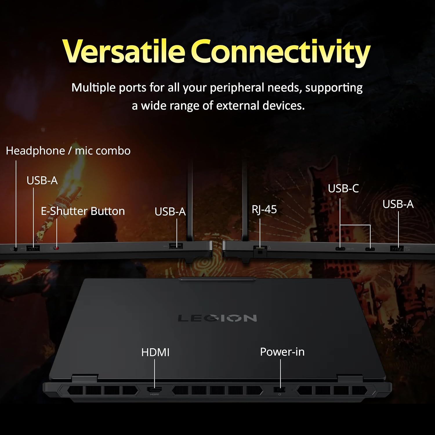 Lenovo Legion 5 15.1' WQXGA 165Hz Gaming Laptop, Intel i7-14700HX, 16GB DDR5, 1TB PCIe SSD, GeForce RTX 5060, RGB Backlit Keyboard, 5.0MP Camera, Wi-Fi 7, Win 11 Pro, Gray, 1TB Docking Station Set