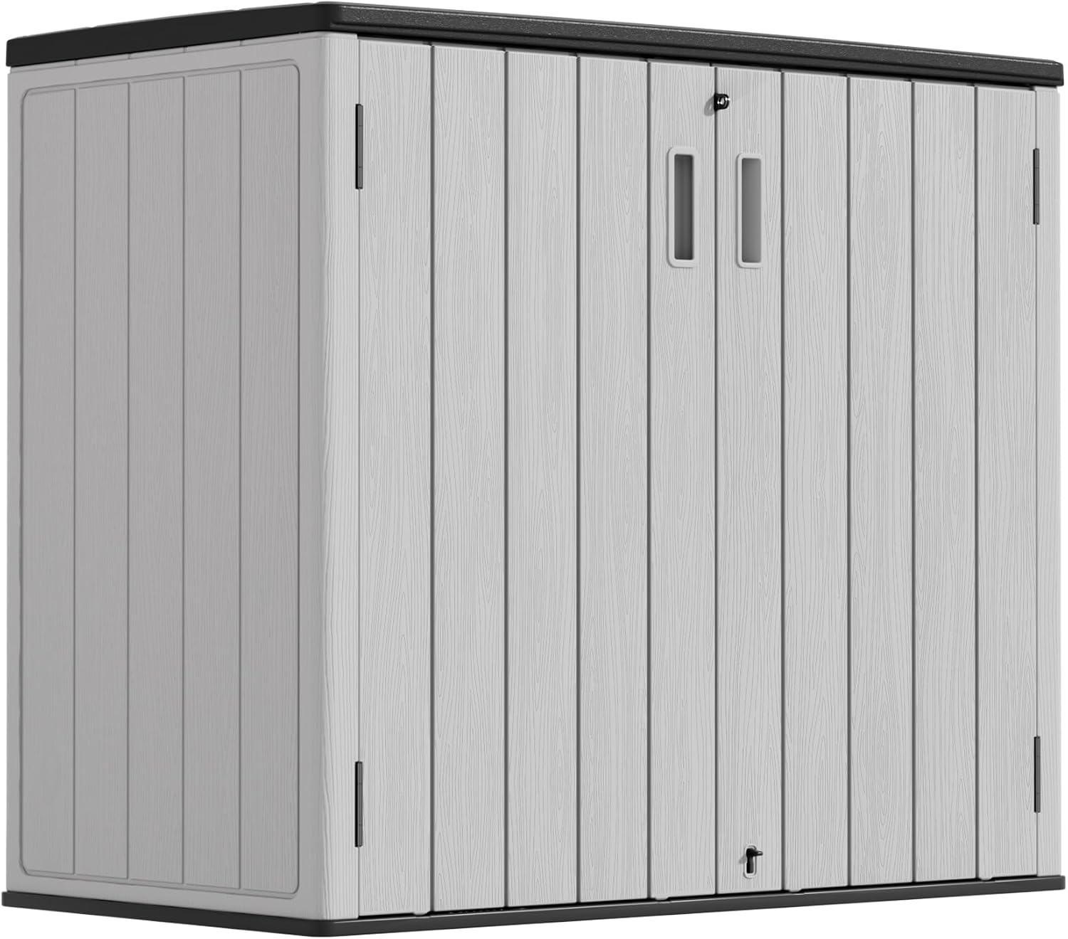 Mrosaa Outdoor Storage Cabinet for Patio & Garden Shed, 37Cu.ft Outdoor Storage Shed Waterproof,Horizontal Outdoor Cabinet for Garage, Pool Storage.