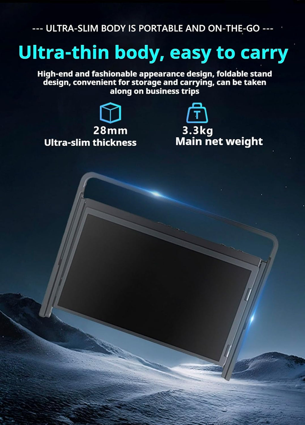 Triple 15.6 Pro Max 3 Screen Monitor, 1080p Tri Fold Monitor for Laptop Extender, Fhd Extended Laptop Screen Extenderwith 360° Rotation Adjustable Viewing Angles