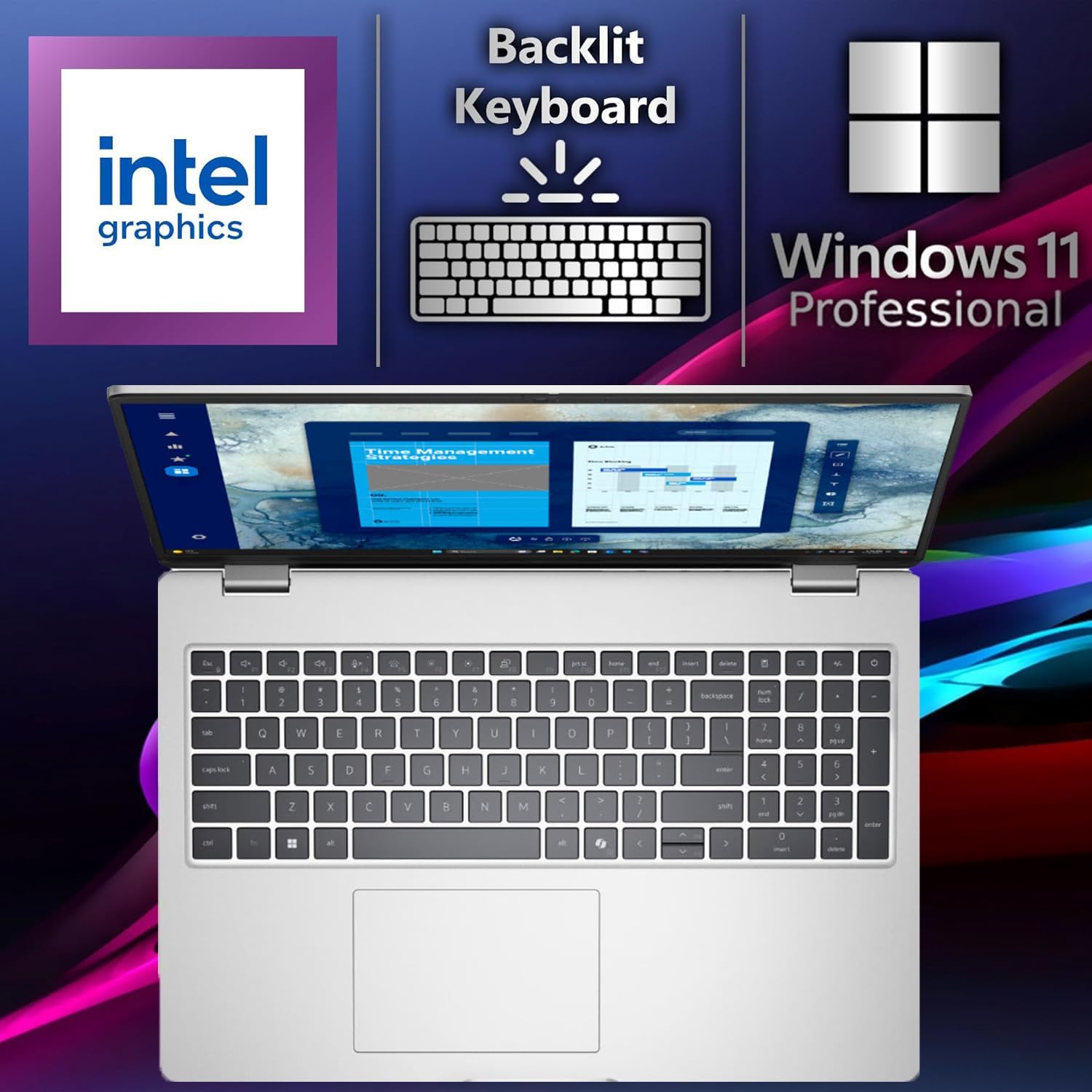 Dell Pro 16 Premium Business Laptop, 16' WUXGA 1920 x 1200p IPS Display, Intel Ultra 5 225U (12 cores,up to 4.8 GHz), 16GB DDR5 RAM, 1TB SSD, Backlit Keyboard,Fingerprint, Win 11 Pro, WiFi 6E BT5.3