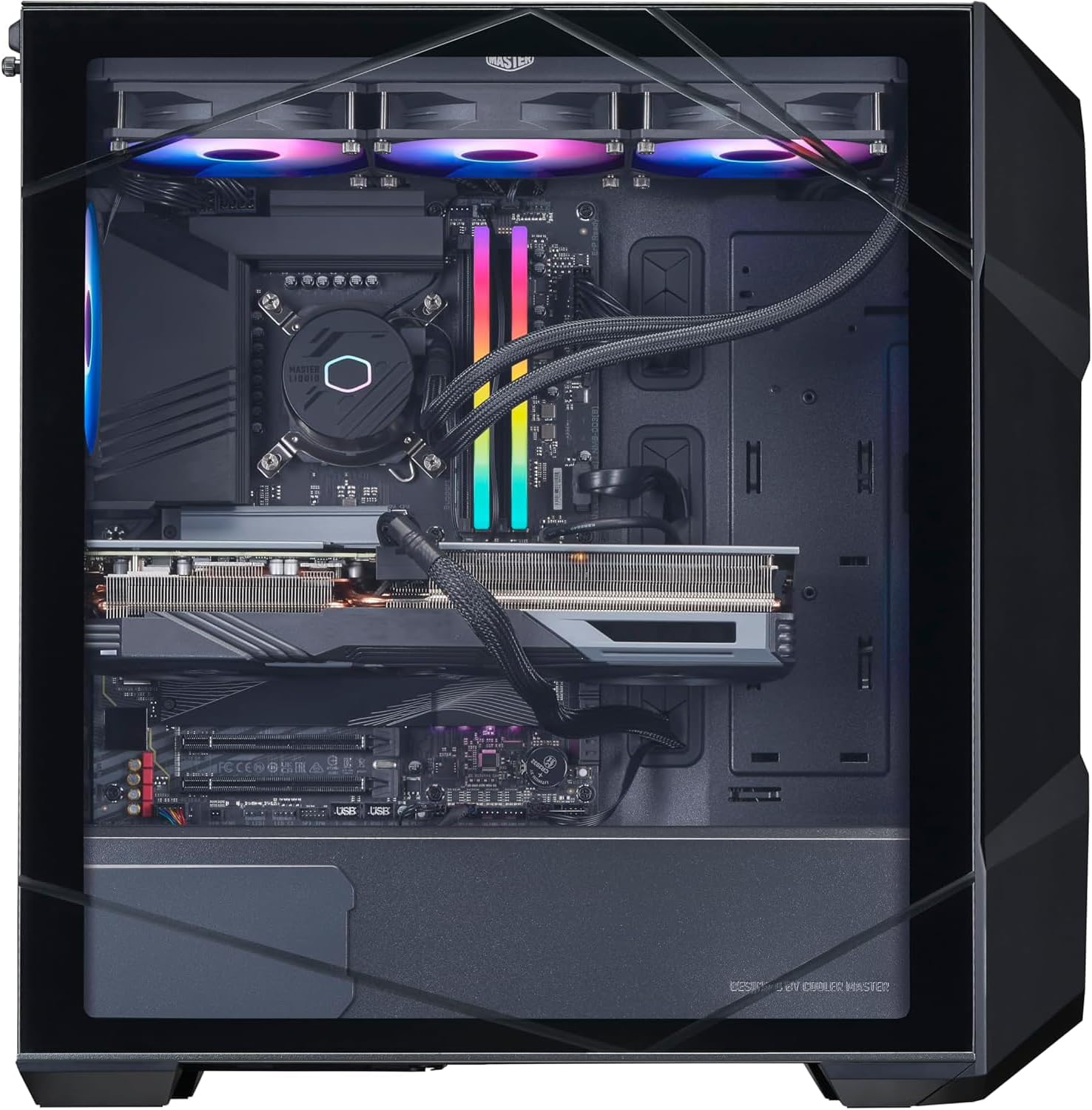 Cooler Master TD5 Pro Gaming PC – AMD RYZEN 7 7800X3D, AMD RX 9070 XT 16GB, 32GB DDR5 6000MHz, 2TB Gen4 M.2, Windows 11, MWE Gold 850 V3 PSU, ATX Desktop PC
