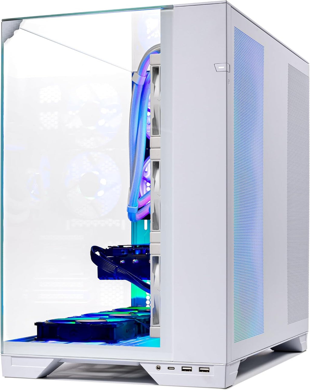 Skytech Gaming O11 Vision Gaming PC, AMD Ryzen 7 7800X3D 4.2GHz, AMD RX 9070XT 16GB VRAM, 1TB Gen4 NVMe SSD, 32GB DDR5 RAM 6000, 850W Gold ATX 3 PSU, 360 ARGB AIO, WI-FI 5, Windows 11, Desktop
