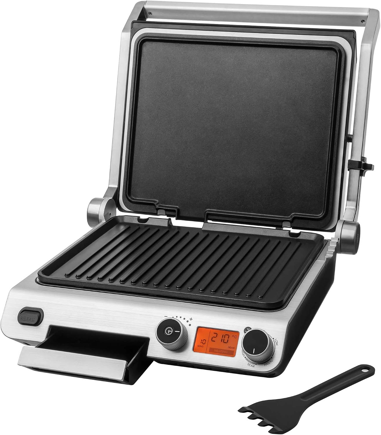 Sencor Contact Grill Non-stick grill plates of 3rd Generation with integrated heating spiral