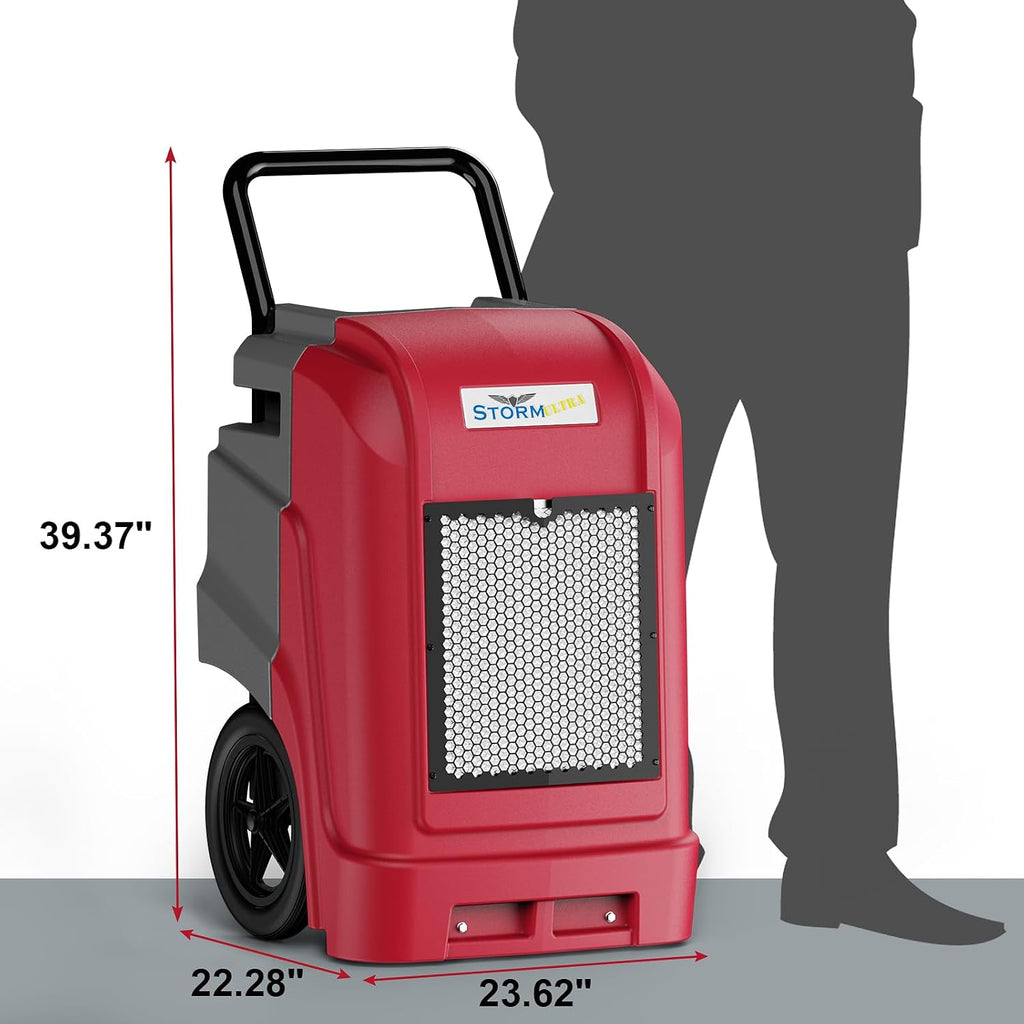 ALORAIR Smart WiFi Commercial Dehumidifier 190 PPD with Pump, Industrial Dehumidifiers Large Capacity for Basements, Garages & Job Sites, 5 Years Limited Warranty
