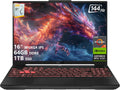ASUS TUF A16 Gaming Laptop | 16' WUXGA IPS 144Hz | AMD 6-Core Ryzen 7 7445HS | 64GB DDR5 1TB SSD | NVIDIA GeForce RTX 4050 (194 AI Tops) | Backlit Keyboard USB 4 Wi-Fi 6 Win11 w/DLCA Accessory