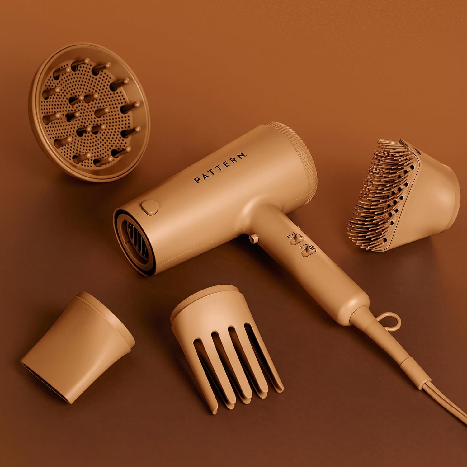 PATTERN by Tracee Ellis Ross Blow Dryer with Four Attachments for Curly, Coily & Tight Texture Hair