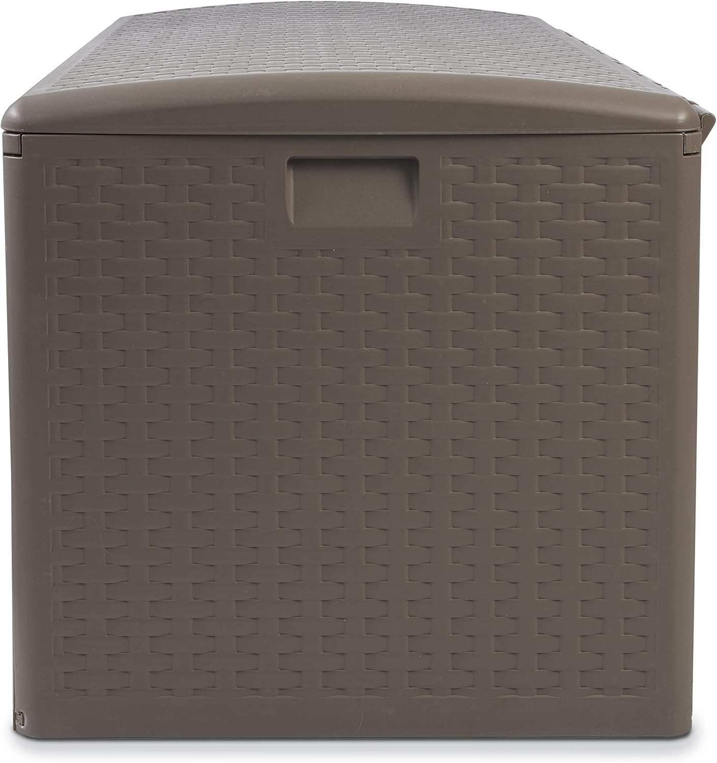 Plastic Development Group Outdoor Storage Deck Box, Standard Close, 99 Gallon, Driftwood