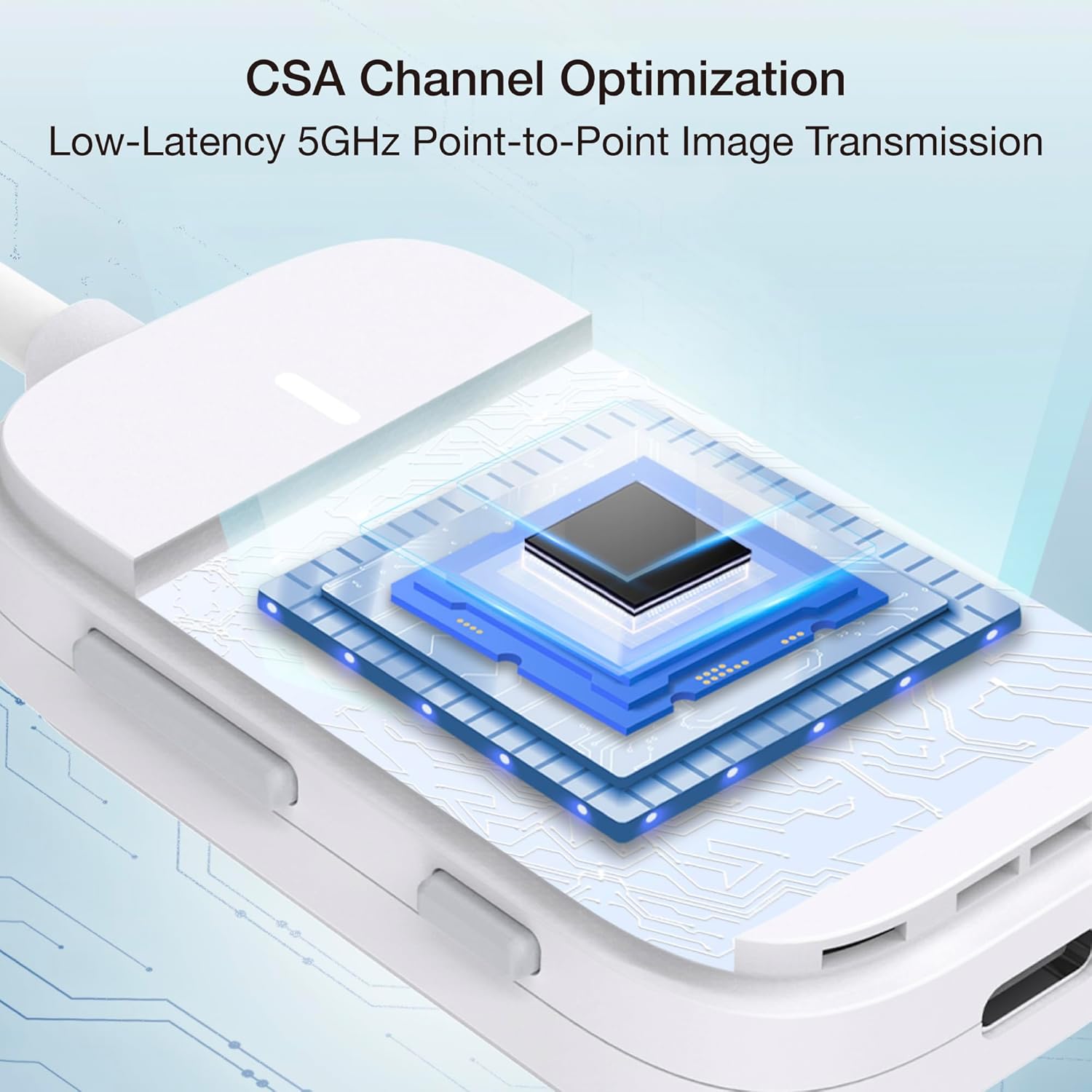 EZCast Wireless HDMI Transmitter & Receiver, 1080P 60Hz, Screen Mirroring and Extending for Laptop/PC/Tablet, 30m Range