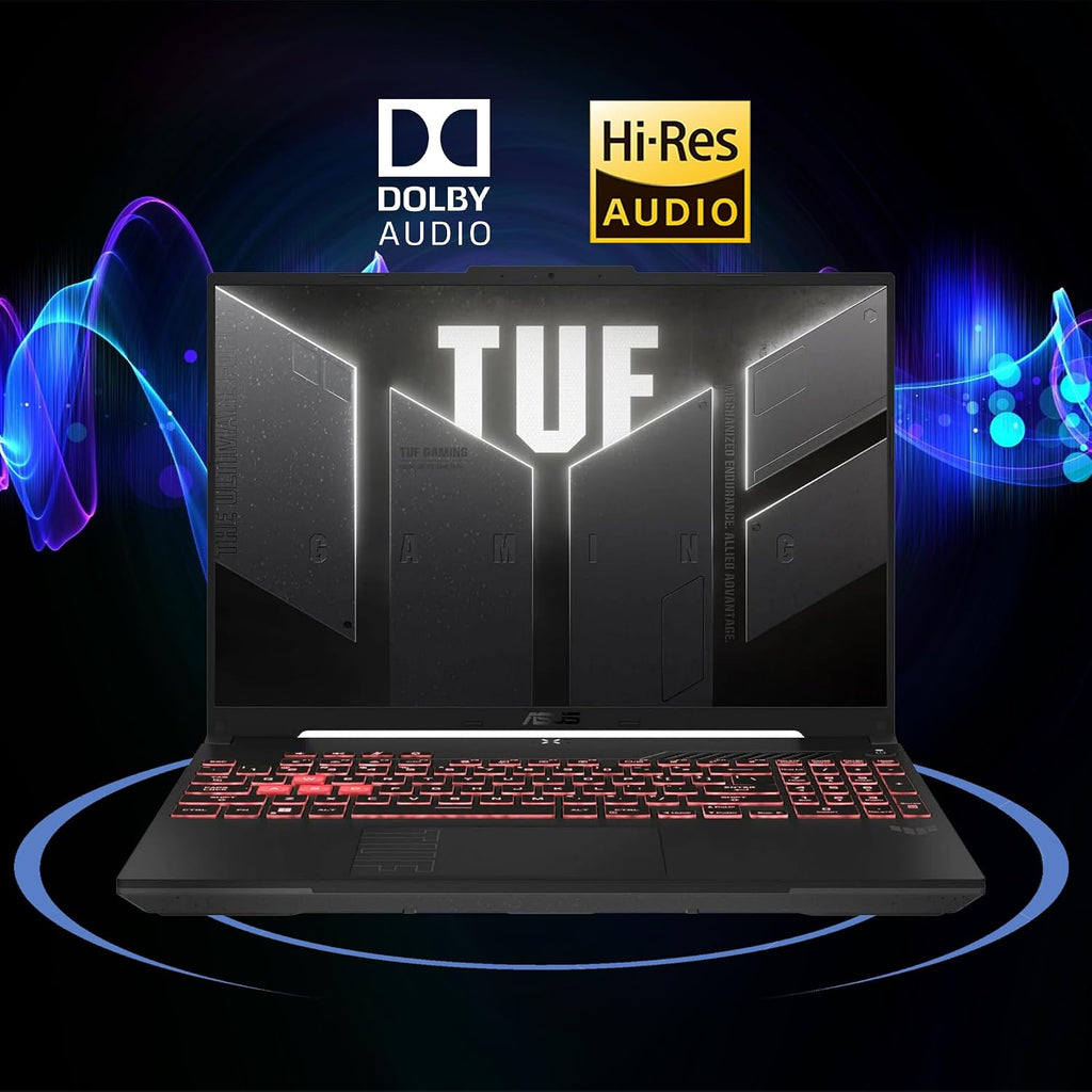 ASUS TUF Gaming A16 Laptop 16' WUXGA IPS 144Hz AMD 6-core Ryzen 7 7445HS 32GB RAM 1TB SSD GeForce RTX 4050 (Up to 194 AI Tops) RGB Backlit USB4 Two-Way AI Noise Cancelation Win11Pro ICP Hub