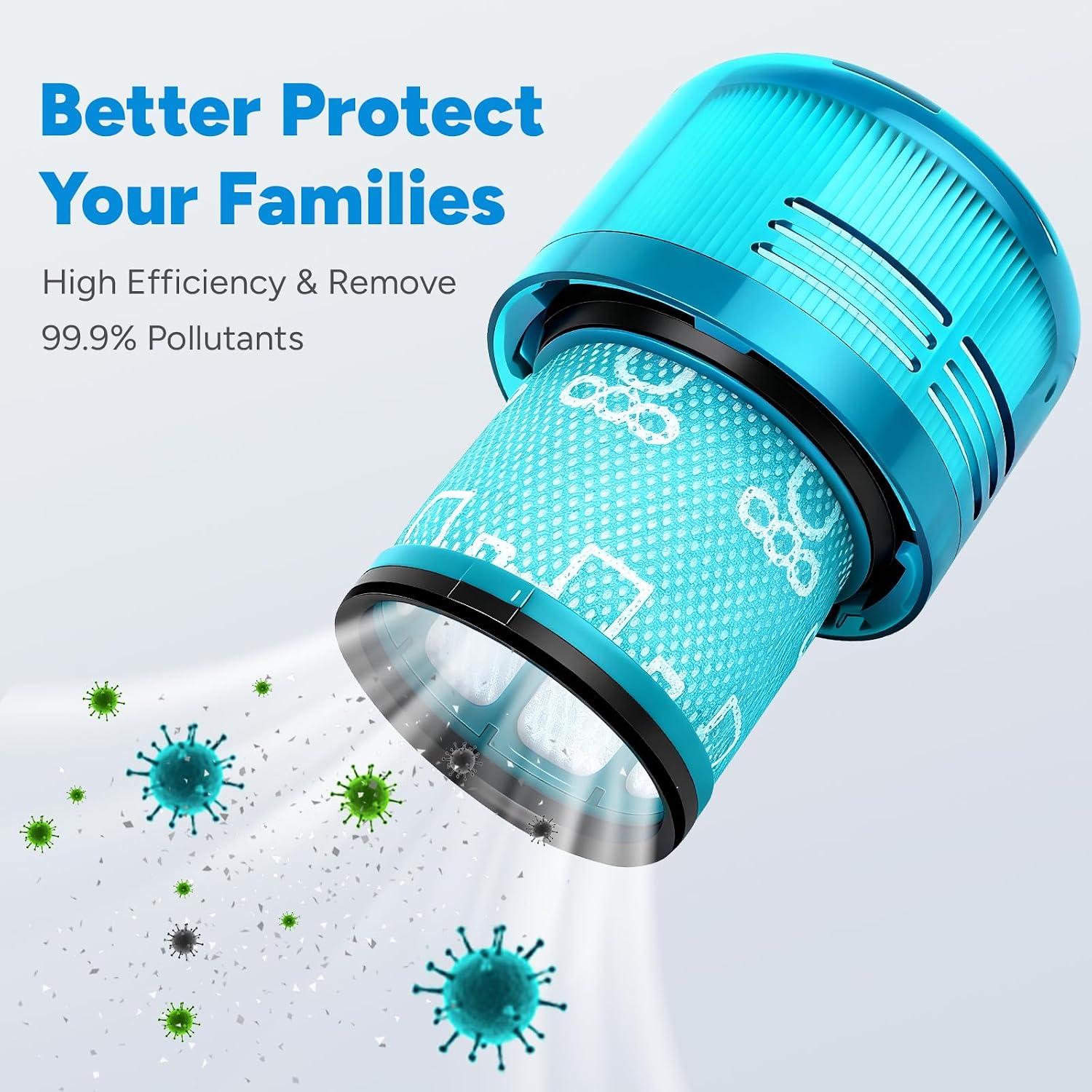 Upgraded 9000mAh V-11 V-15 Click in Battery Compatible with Dyson 25.2V, Compatible for Click-in Installation for Extra/Absolute/Animal/Torque/Drive/Outsize V-11 V-15 SV-15 SV-22 970425-01