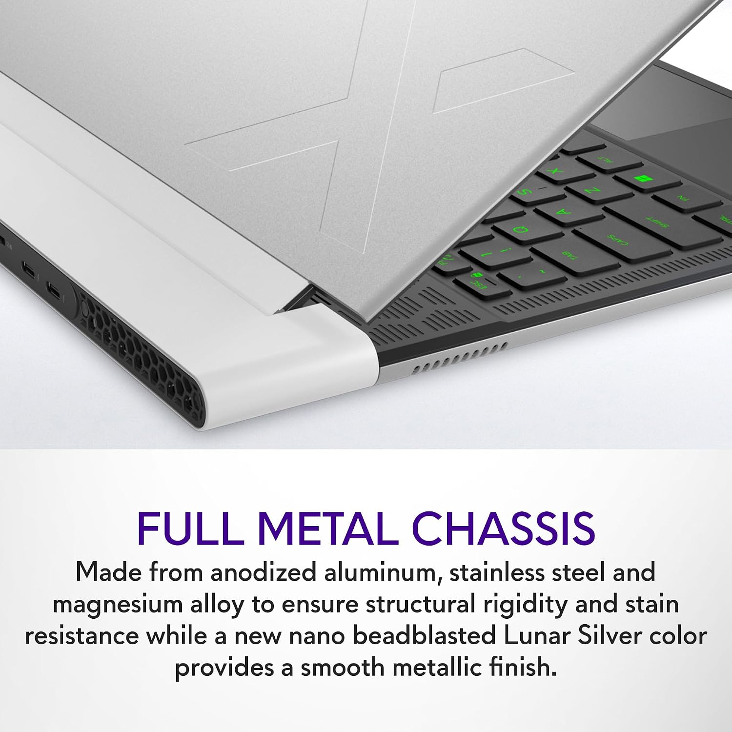 Alienware x14 R2 Gaming Laptop 14' QHD+ 165Hz G-Sync, Intel Core i7-13620H, NVIDIA GeForce RTX 4060 8GB, 32GB RAM, 1TB SSD, Windows 11 Home, AlienFX Backlit US Keyboard, Lunar Silver