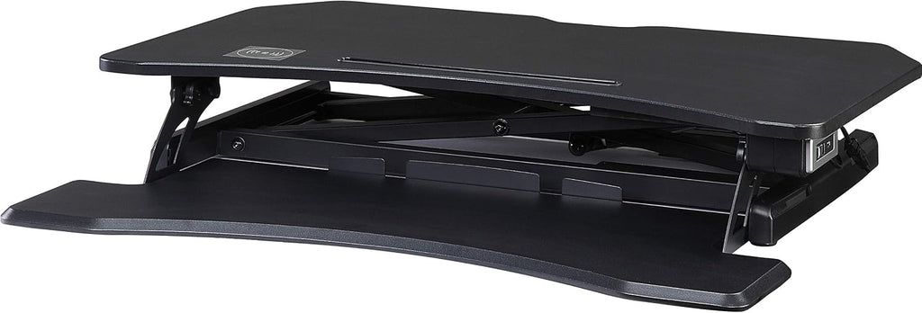 Lorell, LLR99530, Electric Monitor Riser, 1 Each, Black