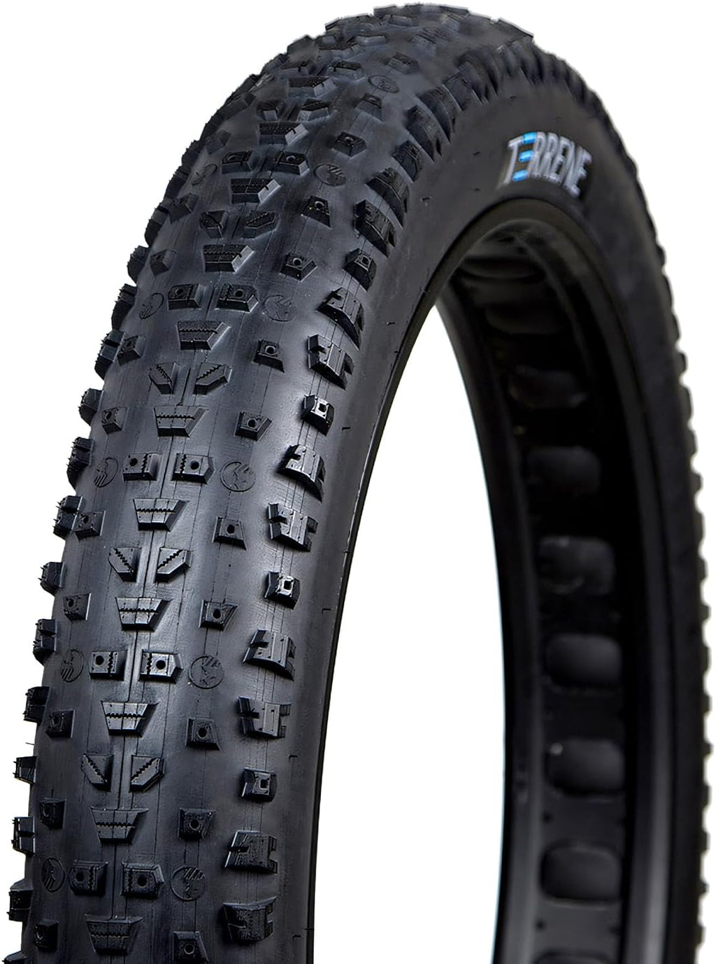 Fat Bike Tire by Terrene - Cake Eater Tubeless, Stud Capable, Fast Rolling Fat Tire - All Season Bike Accessories for Fat Tire and E-Bikes