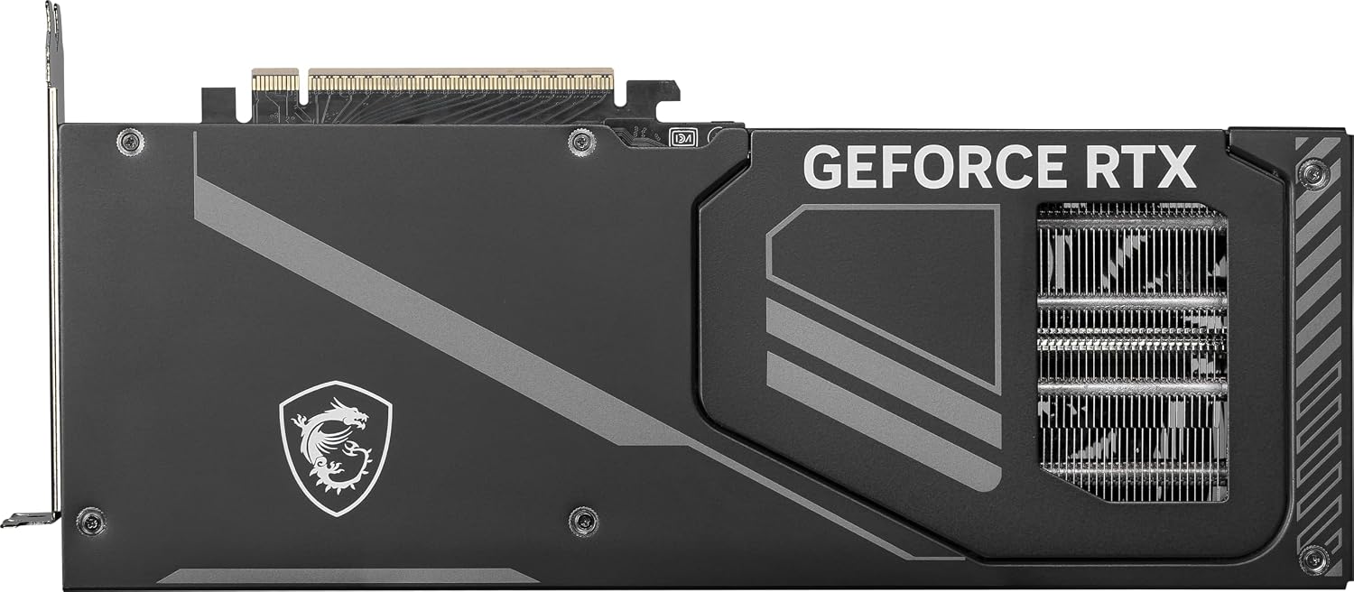 msi Gaming RTX 5070 Ti 16G Ventus 3X PZ OC Black Graphics Card (16GB GDDR7, 256-bit, Extreme Performance: 2482 MHz, DisplayPort x 3 2.1a, HDMI 2.1b, NVIDIA Blackwell Architecture)