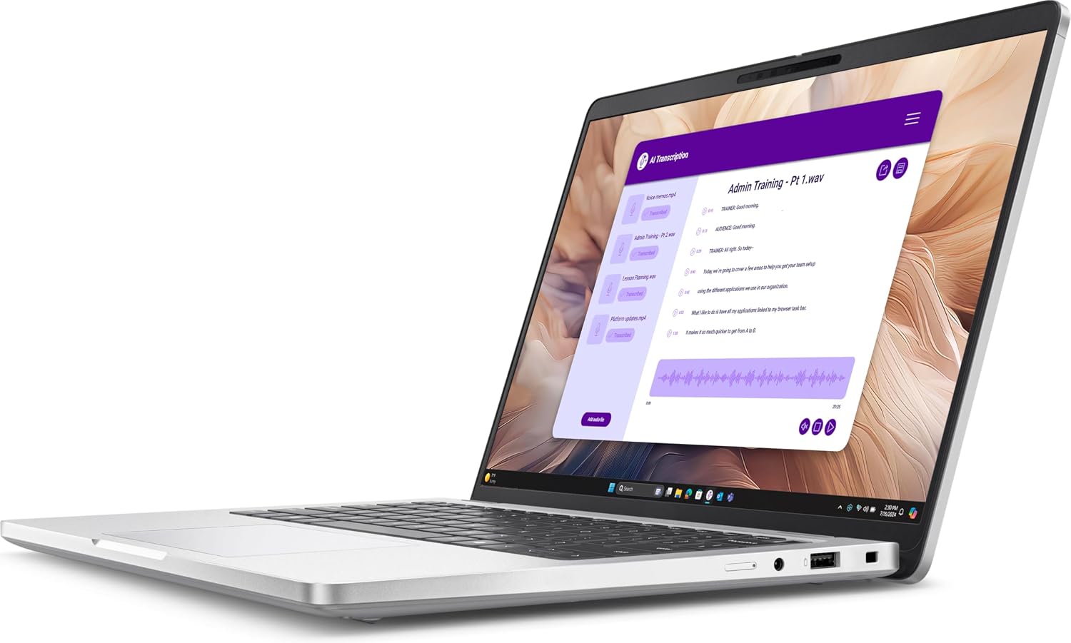 Dell Pro 14 Plus PB14250 14' WUXGA IPS Touchscreen Laptop Intel 8-Core Ultra 7 268V Intel Arc Graphics 140V 32GB LPDDR5 1TB SSD Thunderbolt 4 Wi-Fi 7 Backlit Keyboard FPR 5MP + IR Camera Win11 Pro