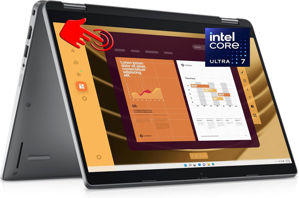 Dell Latitude 5340 2-in-1 Pro Laptop - 13.3' Multi-Touch Display - 5.2 GHz Intel Core I7-1365U 10-Core - 256GB SSD - 32GB - W11P-WLAN/WWAN (5G)