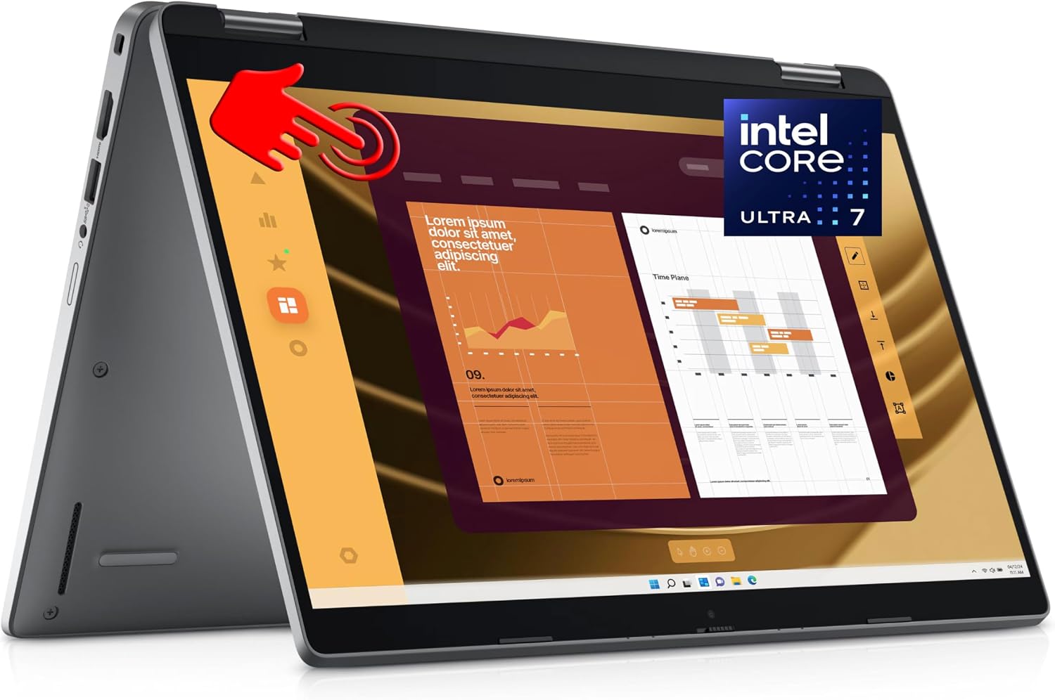 Dell Latitude 5340 2-in-1 Pro Laptop - 13.3' Multi-Touch Display - 5.2 GHz Intel Core I7-1365U 10-Core - 256GB SSD - 32GB - W11P-WLAN/WWAN (5G)