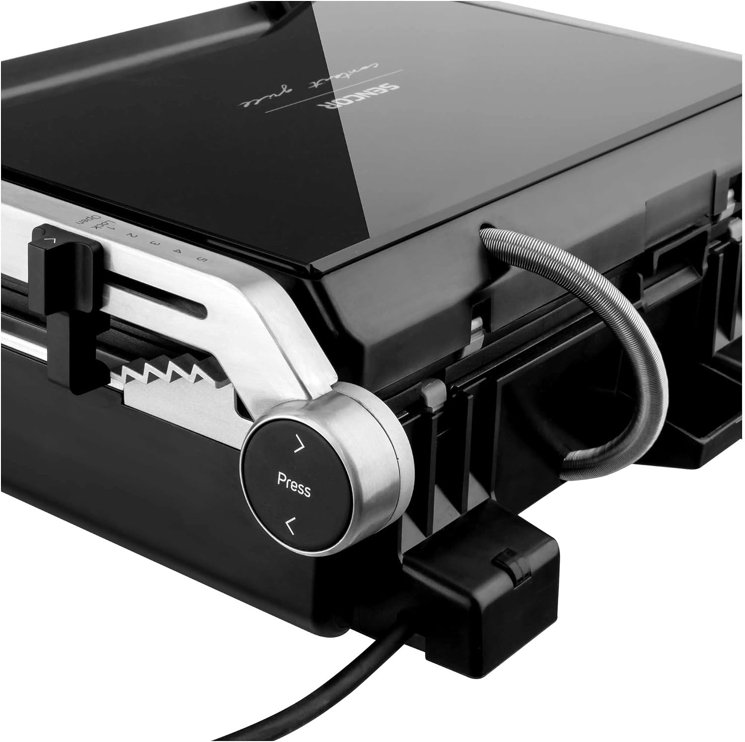 Sencor Contact Grill Non-stick grill plates of 3rd Generation with integrated heating spiral