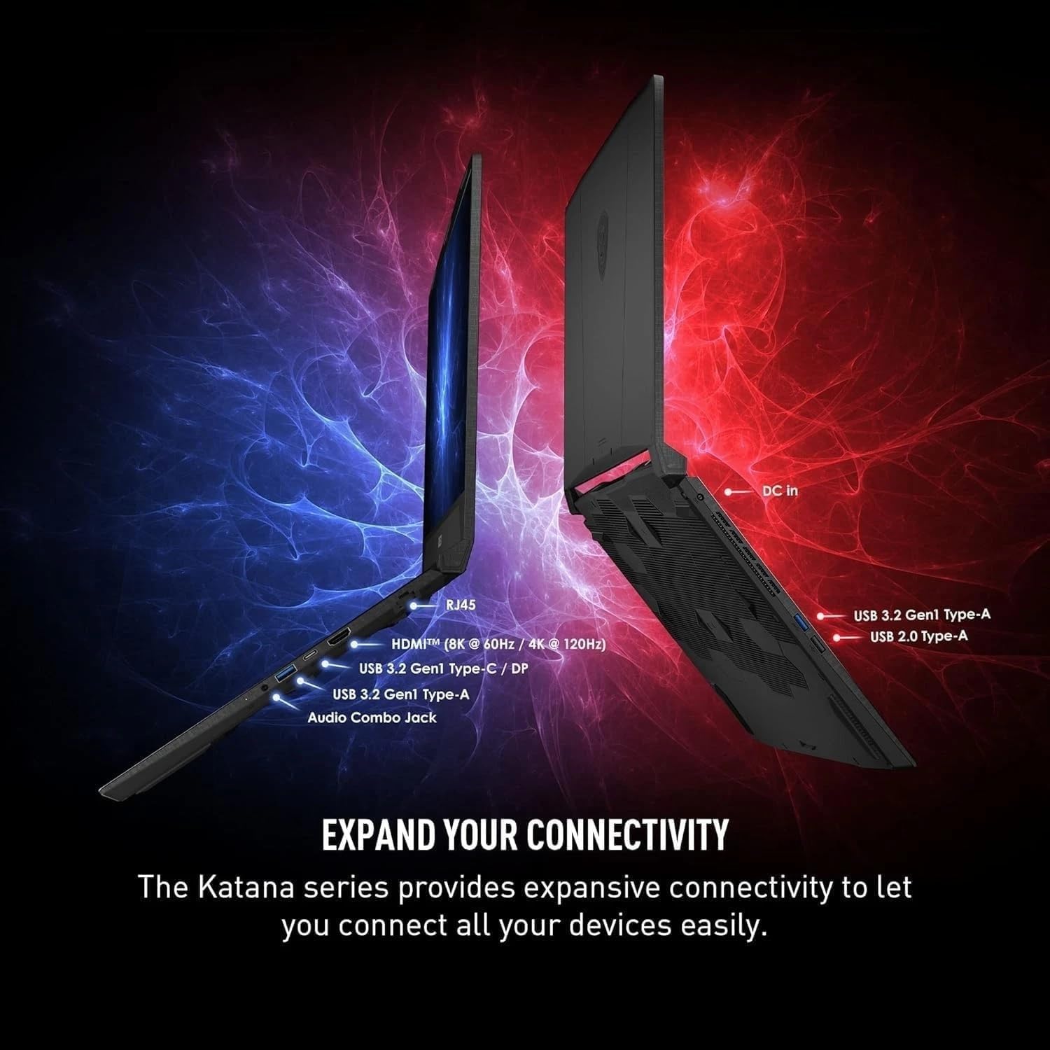 MSI Katana 15HX 15.6' Gaming Laptop, NVIDIA GeForce RTX 5070 8GB GDDR7,14th Gen Intel Core i7-14650HX, 2.5K QHD Display, 32 GB DDR5 RAM, 2 TB SSD, RGB KB, Copilot AI, Windows 11 Pro, W/Accessories