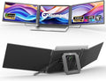 Teamgee 15.6' Laptop Screen Extender with Power Bank, FHD 1080P Triple Monitor, Driver-Free Plug & Play for 13-17' Laptops (HDMI/USB), Home Office/Small Business, Windows/Mac/Android