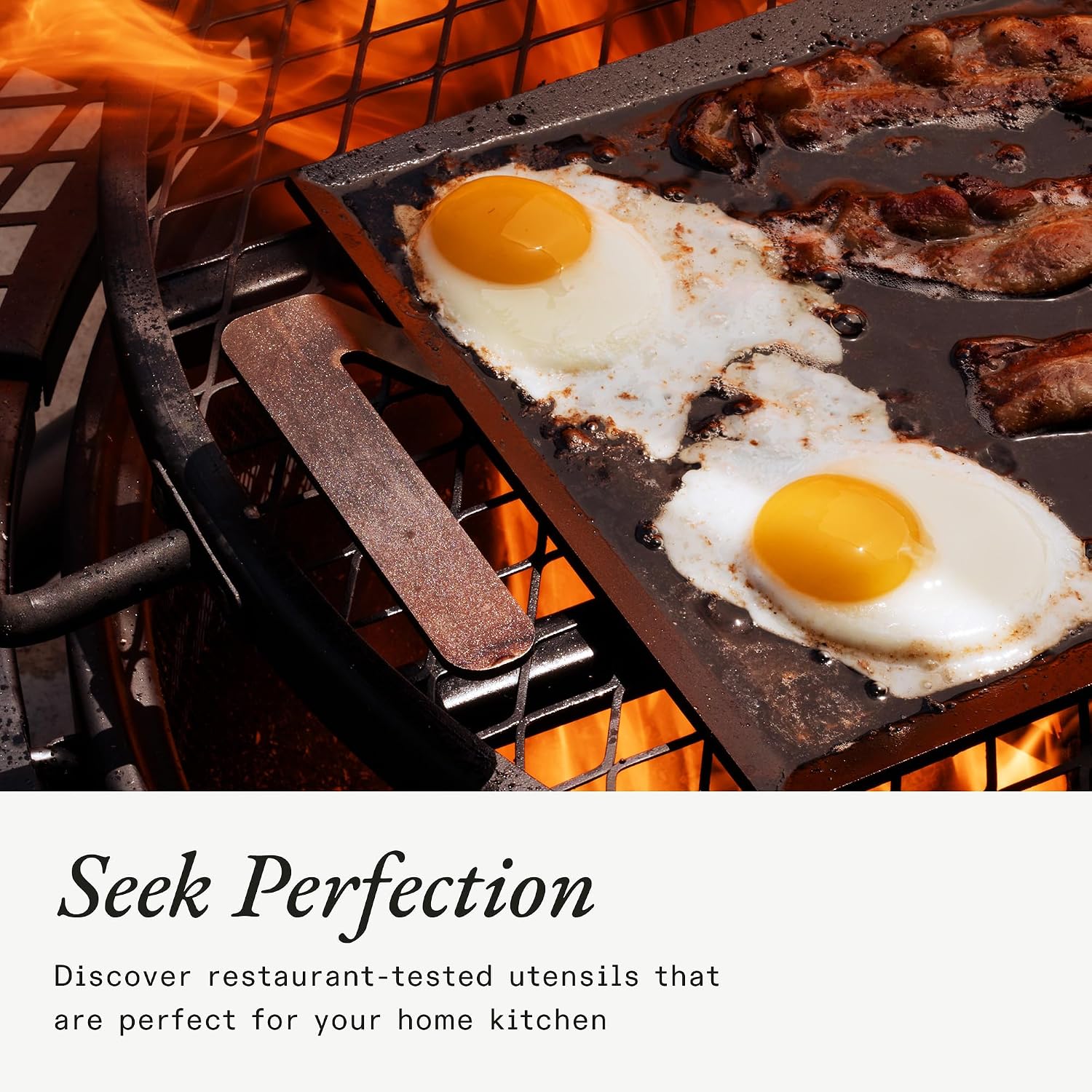 Made In Cookware | Carbon Steel Griddle and Grill Press Set with Half Lid | Professional Cookware | Crafted in Sweden | Induction Compatible