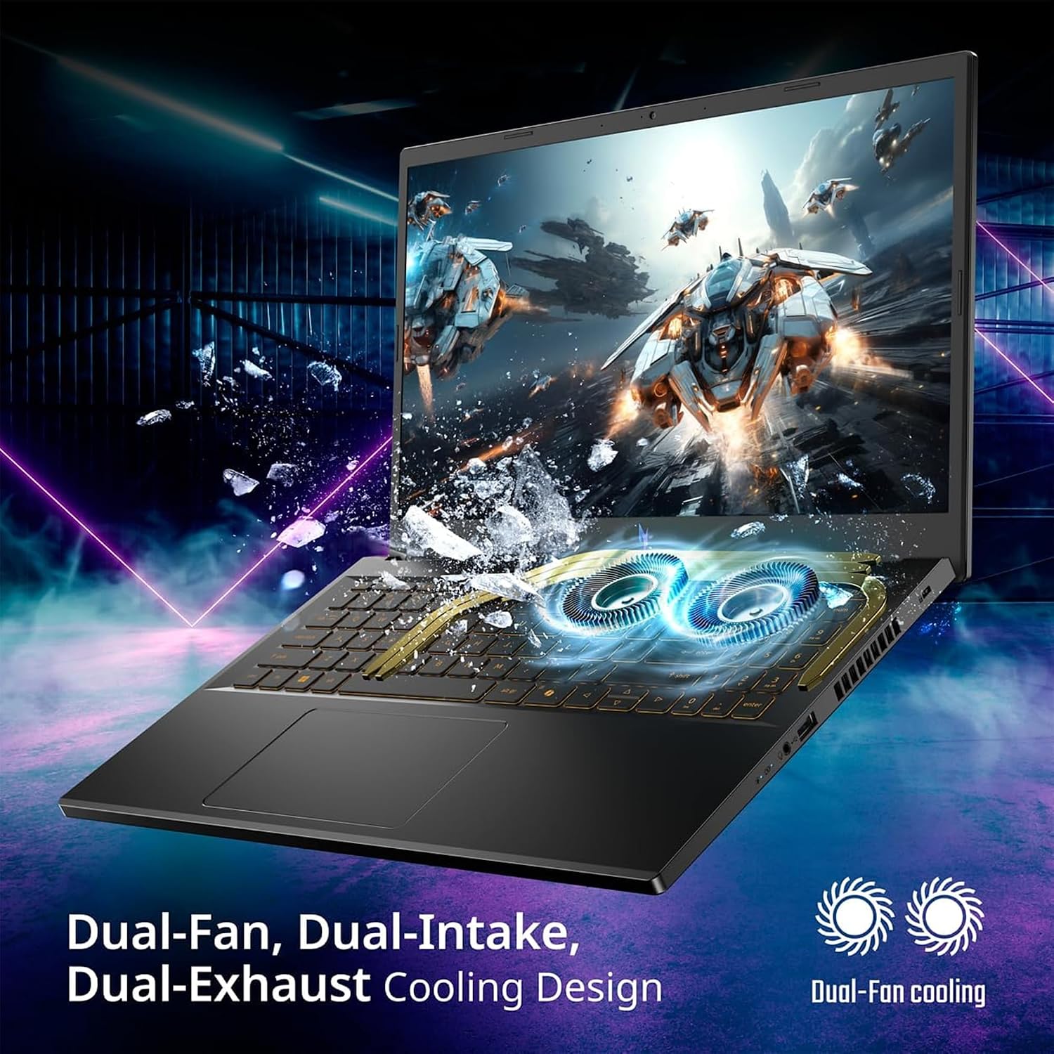 acer Nitro V 15 Gaming Laptop | 15.6' FHD IPS 165Hz | Intel 8-Core i5-13420H | 32GB DDR4 1TB SSD | GeForce RTX 5050 DLSS4 (Up to 440 AI Tops) | Backlit Keyboard Win11 w/DLCA Accessory
