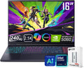 Acer Predator Helios Neo 16S AI Gaming Laptop, 16 240Hz 2.5K OLED, Intel Core Ultra 9 275HX, NVIDIA GeForce RTX 5060, VR Ready, Copilot, Liquid Cooling, Black, Windows 11 Pro(32GB DDR5 RAM | 2TB SSD)