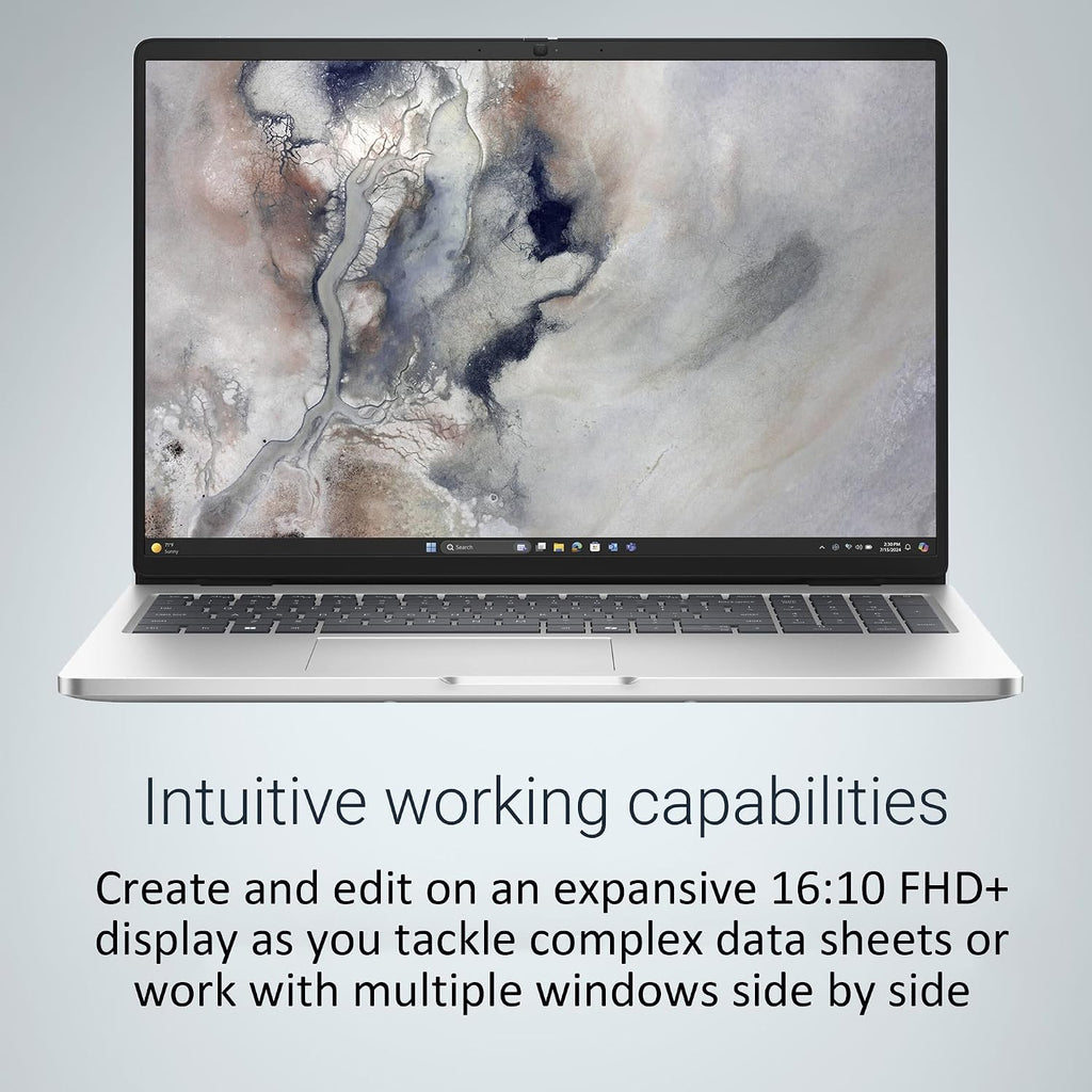 Dell Pro 16 (Next Gen Latitude 3550) Business AI PC Laptop (16' FHD+ Anti-Glare, Intel 12-Core Ultra 7 255U, 32GB DDR5, 1TB SSD) 1080p IR Webcam, Backlit, Thunderbolt 4, Wi-Fi 6E, Win 11 Pro, Sliver