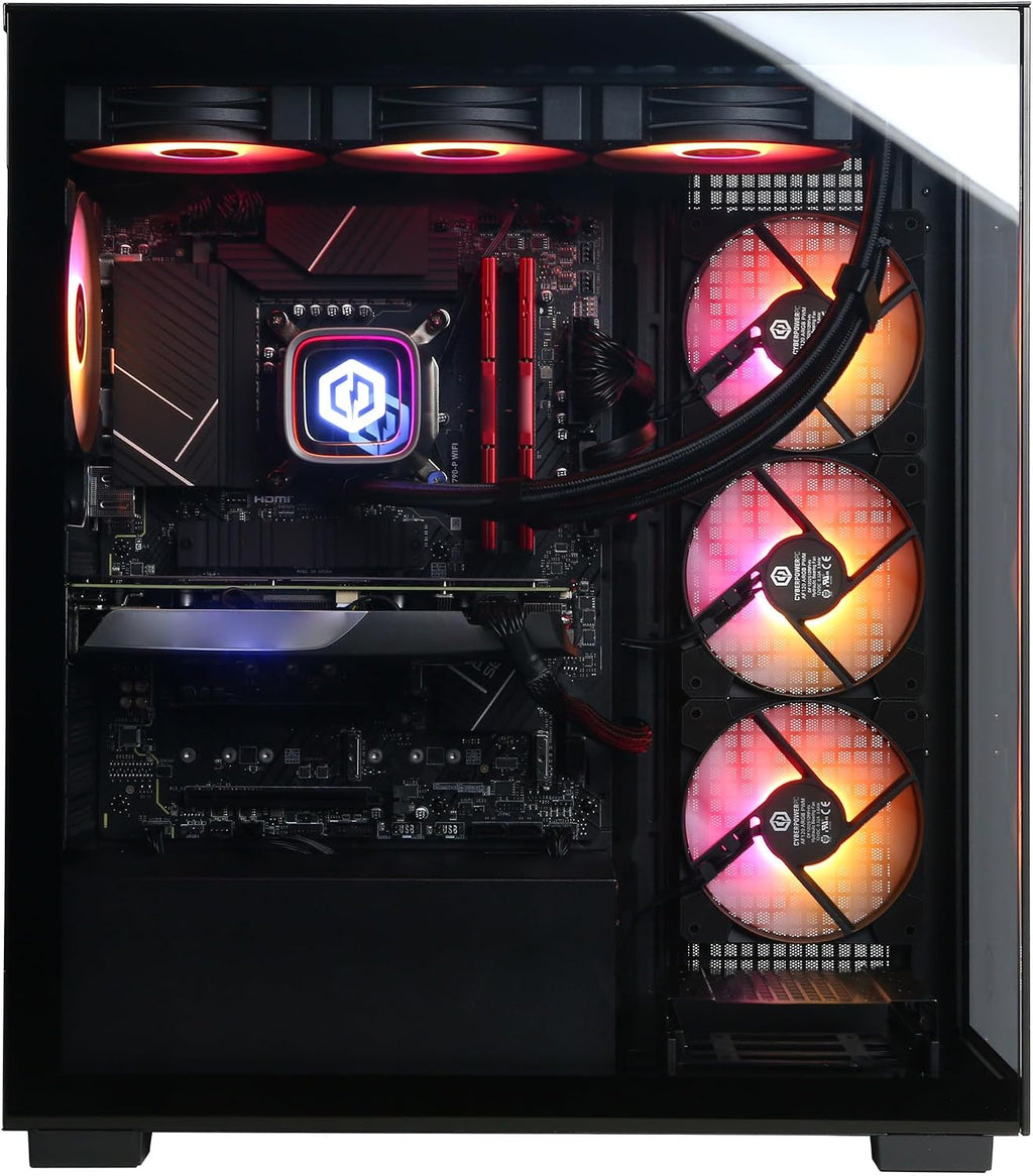 CYBERPOWERPC Gamer Xtreme VR Gaming PC, Intel Core i9-14900KF 3.2GHz, GeForce RTX 4070 Super 12GB, 32GB DDR5, 2TB PCIe Gen4 SSD, WiFi Ready & Windows 11 Home (GXiVR8080A38)
