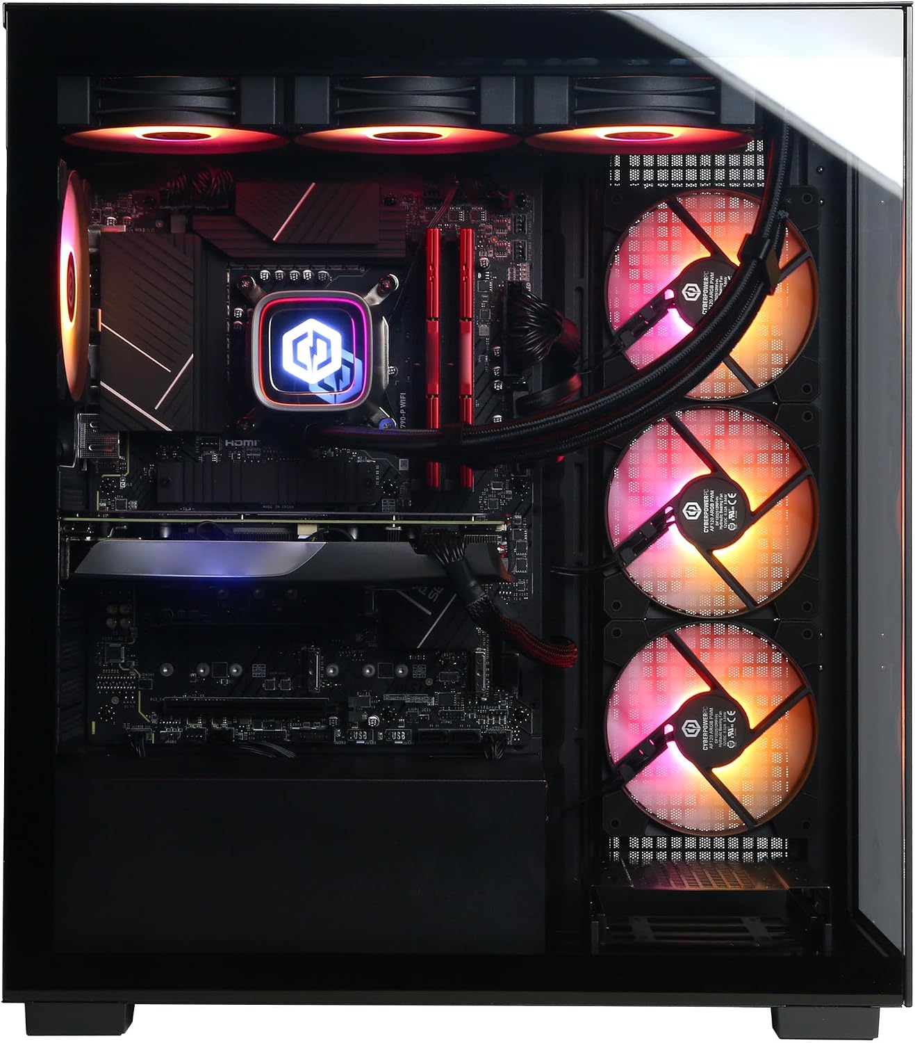 CYBERPOWERPC Gamer Xtreme VR Gaming PC, Intel Core i9-14900KF 3.2GHz, GeForce RTX 4070 Super 12GB, 32GB DDR5, 2TB PCIe Gen4 SSD, WiFi Ready & Windows 11 Home (GXiVR8080A38)