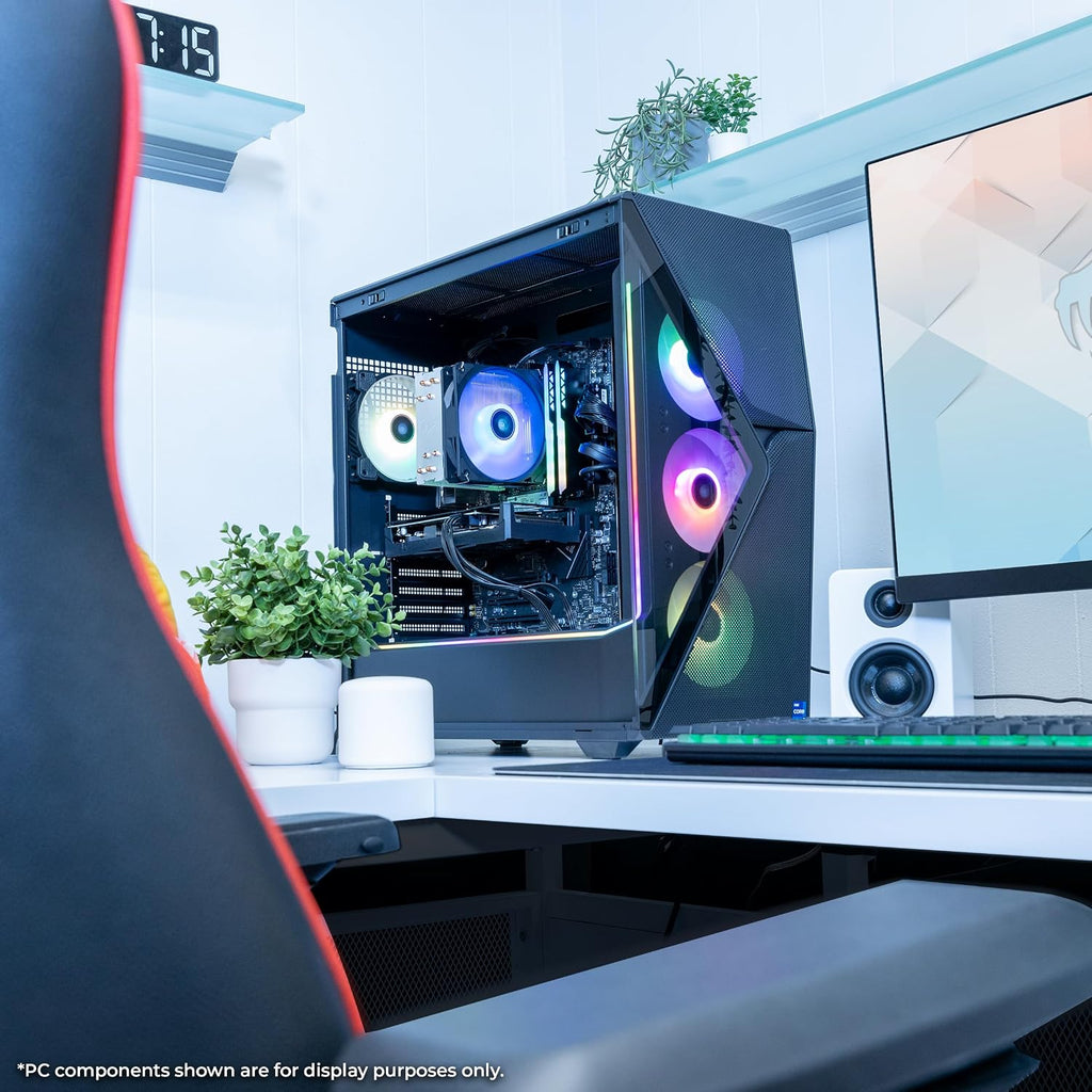 iBUYPOWER Slate MESH Gaming PC Desktop Computer AMD Ryzen 9 9900X CPU, NVIDIA GeForce RTX 5070Ti 16GB GPU, 32GB DDR5 RGB 5200MHz RAM, 2TB NVMe SSD, Windows 11 Home, Keyboard and Mouse - SMA9N57T01