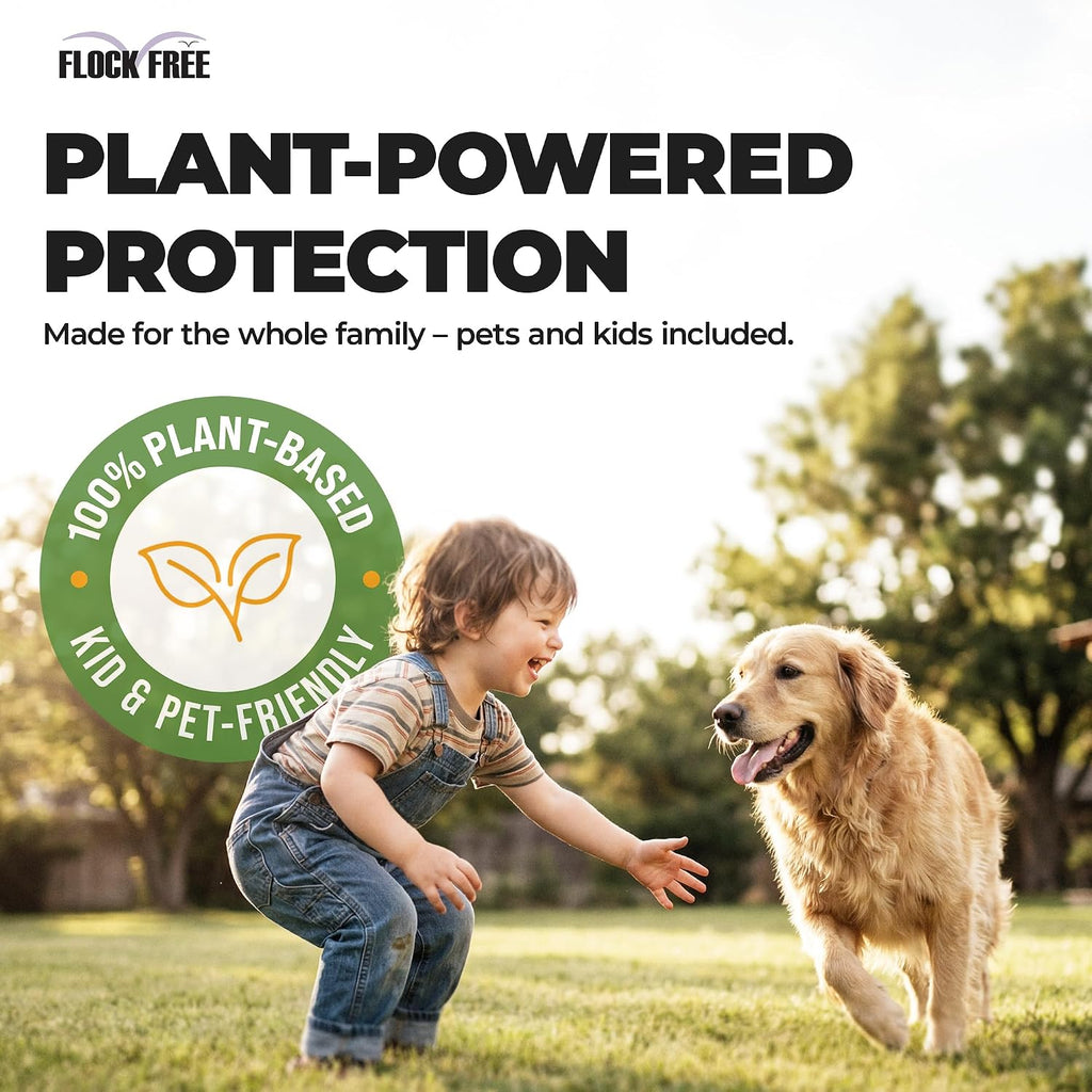 Natural Mosquito Repellent Concentrate 1 Gallon – Non-Toxic Outdoor Pest Control Spray – Kills and Repels Mosquitoes, Ticks, Fleas, Ants & More – Safe for Kids & Pets – Makes 128 Gallons