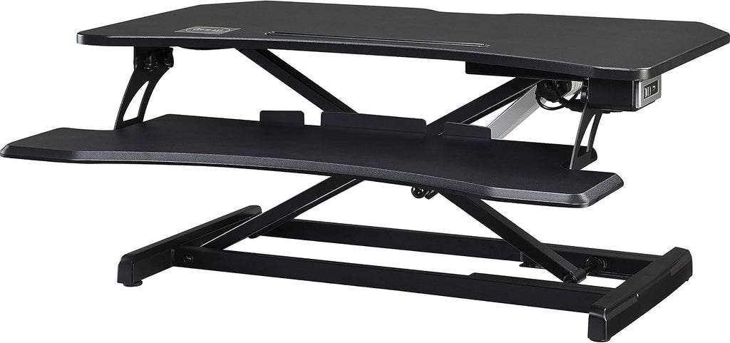 Lorell, LLR99530, Electric Monitor Riser, 1 Each, Black