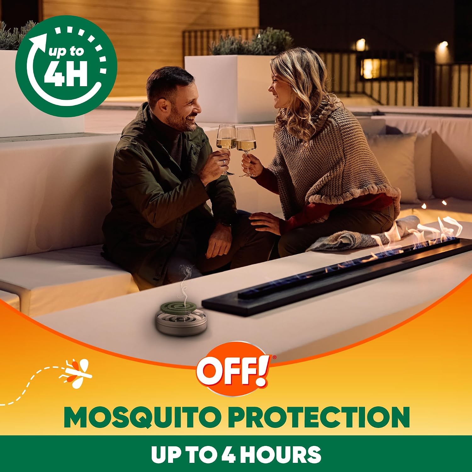 OFF! Backyard Mosquito Coils with Trays and Protective Container Country Fresh Scent Repel Mosquitoes for Patio and Deck Outdoor Use Up to 4 Hours per Coil 3 Count (Pack of 12)